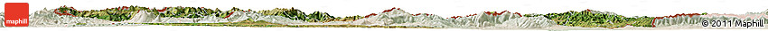 Satellite Horizon Map of Macedonia, lighten