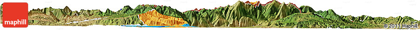 Political Horizon Map of Kavadarci, satellite outside