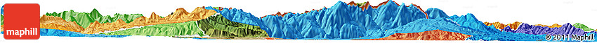 Satellite Horizon Map of Kavadarci, political shades outside