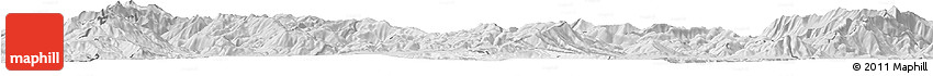 Silver Style Horizon Map of Kicevo