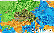 Satellite 3D Map of Kriva Palenka, political outside