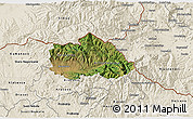 Satellite 3D Map of Kriva Palenka, shaded relief outside
