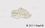 Shaded Relief 3D Map of Kriva Palenka, cropped outside