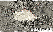 Shaded Relief 3D Map of Kriva Palenka, darken