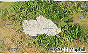 Shaded Relief 3D Map of Kriva Palenka, satellite outside