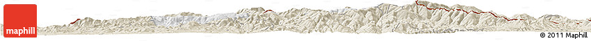 Classic Style Horizon Map of Kriva Palenka
