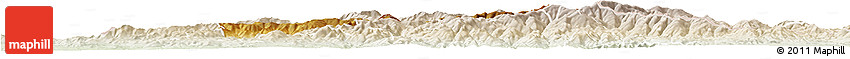 Physical Horizon Map of Kriva Palenka, lighten