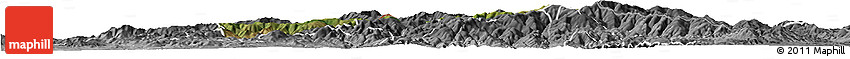 Satellite Horizon Map of Kriva Palenka, desaturated Satellite Horizon Map of Kriva Palenka, desaturated