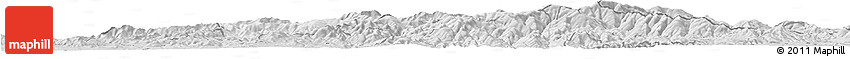 Silver Style Horizon Map of Kriva Palenka