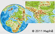 Physical Location Map of Kriva Palenka