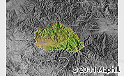 Satellite Map of Kriva Palenka, desaturated