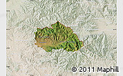 Satellite Map of Kriva Palenka, lighten