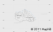 Silver Style Map of Kriva Palenka, single color outside