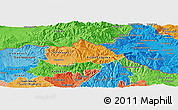 Political Shades Panoramic Map of Kriva Palenka