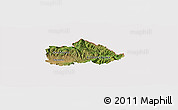 Satellite Panoramic Map of Kriva Palenka, cropped outside
