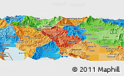 Political Shades Panoramic Map of Murgasevo