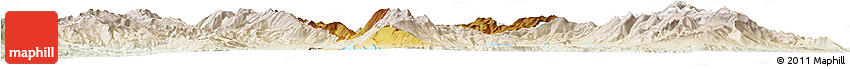 Physical Horizon Map of Ohrid, lighten Physical Horizon Map of Ohrid, lighten