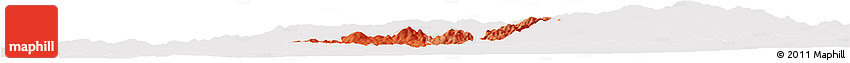 Political Shades Horizon Map of Probistip, cropped outside