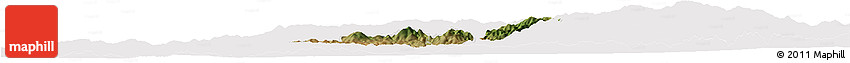 Satellite Horizon Map of Probistip, cropped outside