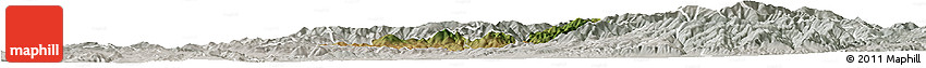 Satellite Horizon Map of Probistip, lighten, semi-desaturated
