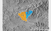 Political Map of Probistip, desaturated