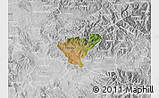 Satellite Map of Probistip, lighten, desaturated