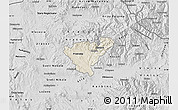 Shaded Relief Map of Probistip, desaturated