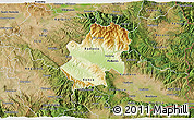 Physical 3D Map of Radovis, satellite outside