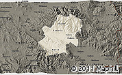Shaded Relief 3D Map of Radovis, darken