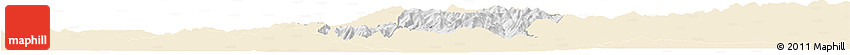 Classic Style Horizon Map of Radovis, single color outside