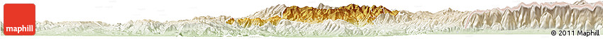 Physical Horizon Map of Radovis, lighten