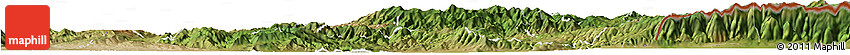 Satellite Horizon Map of Radovis