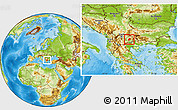 Physical Location Map of Radovis
