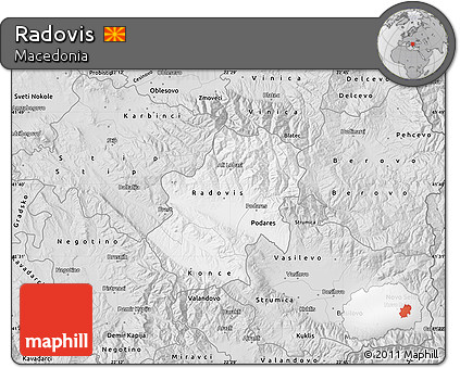 Silver Style Map of Radovis