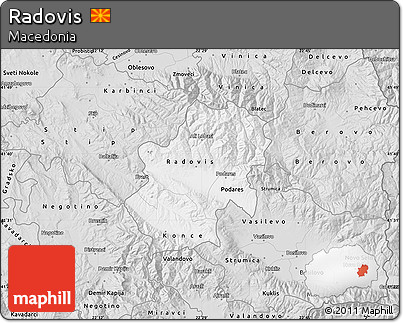 Silver Style Map of Radovis