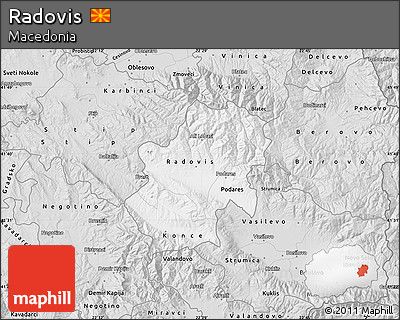Silver Style Map of Radovis