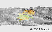 Physical Panoramic Map of Radovis, desaturated