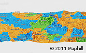 Political Panoramic Map of Radovis
