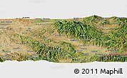 Satellite Panoramic Map of Radovis