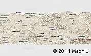 Shaded Relief Panoramic Map of Radovis