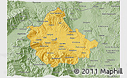 Savanna Style 3D Map of Skopje