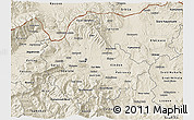 Shaded Relief 3D Map of Skopje