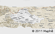 Classic Style Panoramic Map of Skopje