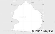 Silver Style Simple Map of Zelenikovo