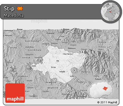 Gray 3D Map of Stip