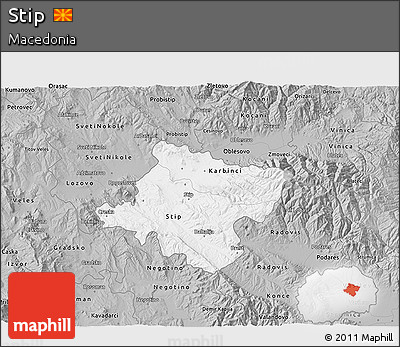 Gray 3D Map of Stip