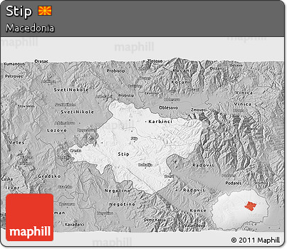 Gray 3D Map of Stip