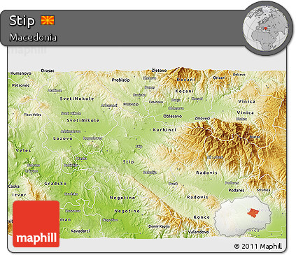 Physical 3D Map of Stip