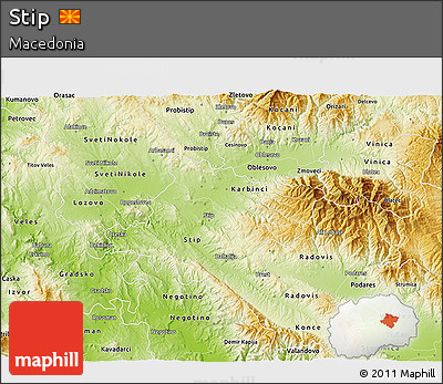 Physical 3D Map of Stip