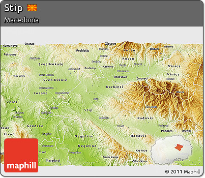 Physical 3D Map of Stip